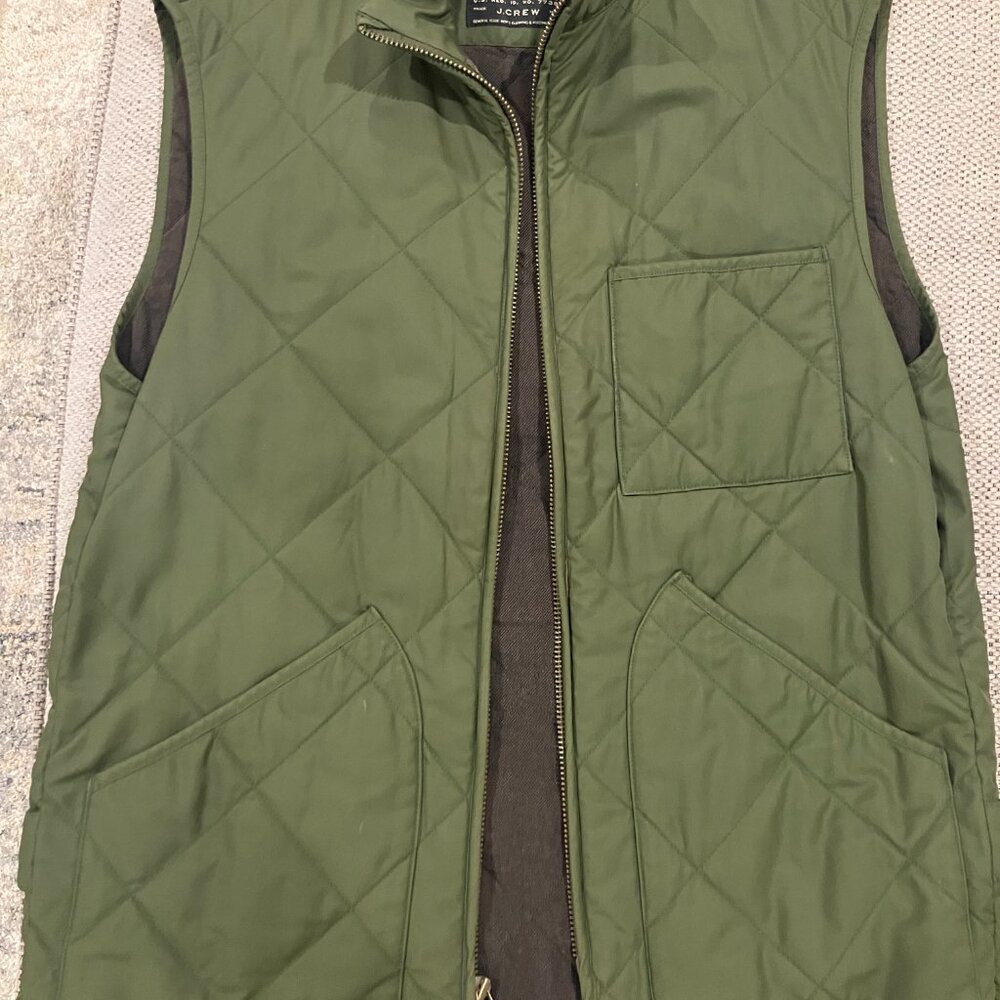 J. Crew Men’s Sussex Quilted Vest Thermore Insulated 35919